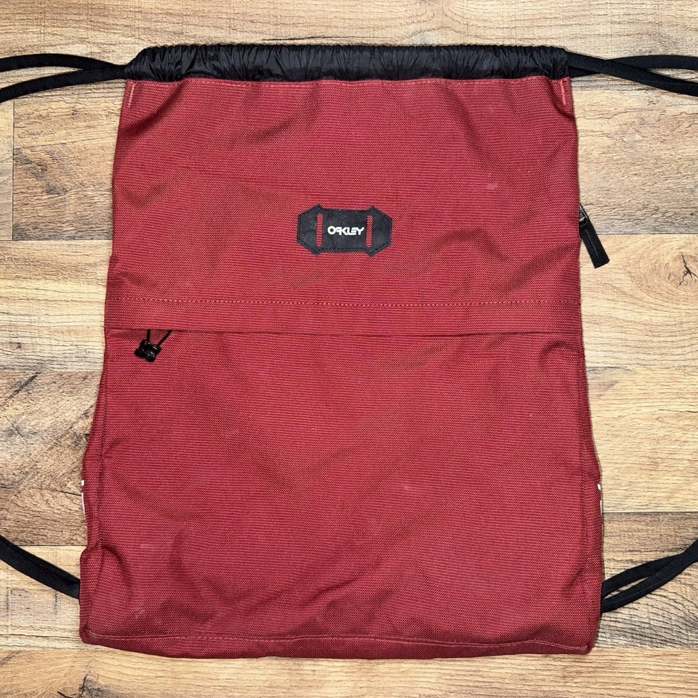 Oakley Street Satchel Bag Mens Medium Red 13L Drawstring Backpack